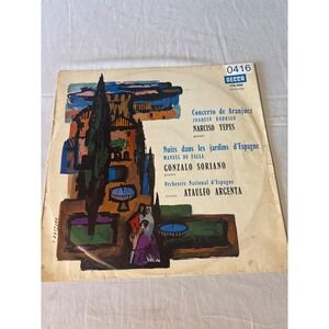 Decca‎ Rodrigo Concerto de Aranjuez Narciso Yepes Vinyl LP 12" Orange Label
